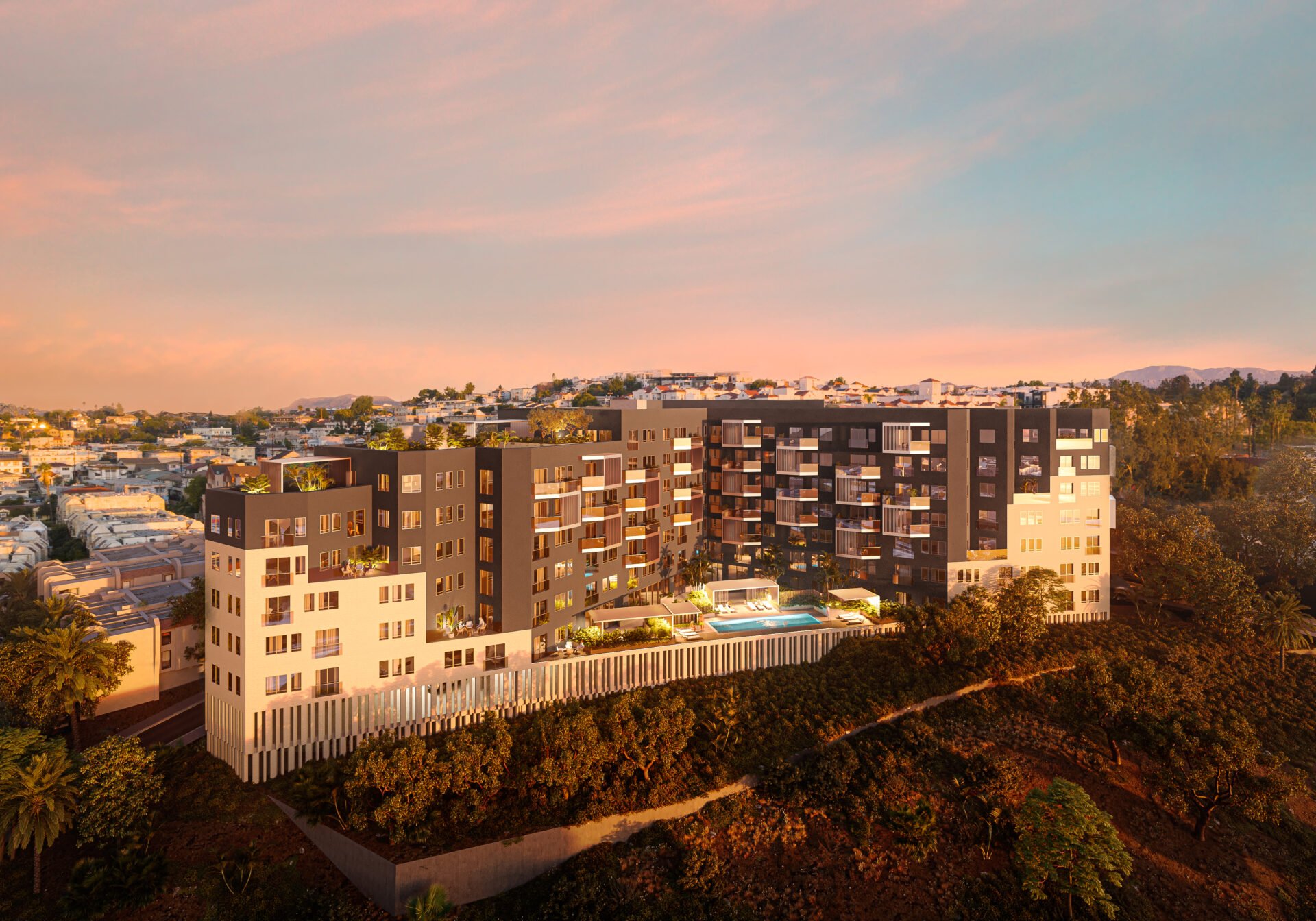 Rendering of exterior of 788 W College Street project